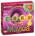 CD-R Sony 3MCRW-156A – 3 CD-RW – 156 Mo
