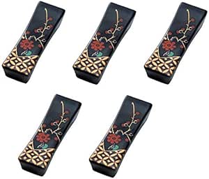 Yamako - Repose-baguettes en céramique - Mino-yaki - Set de 5 pièces – €7,40