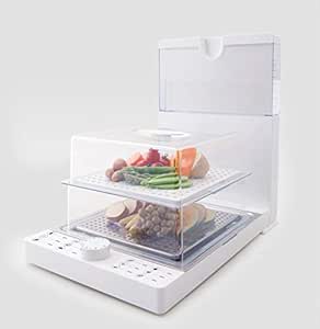 Homeleader - Cuiseur Vapeur Pliable - 1500 W - 2 Niveaux de Cuisson – €22,74