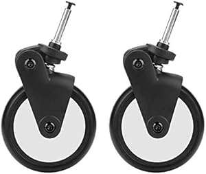 Mumusuki - Roues de Poussette - Caoutchouc Naturel - Rotation 360° – €38,99