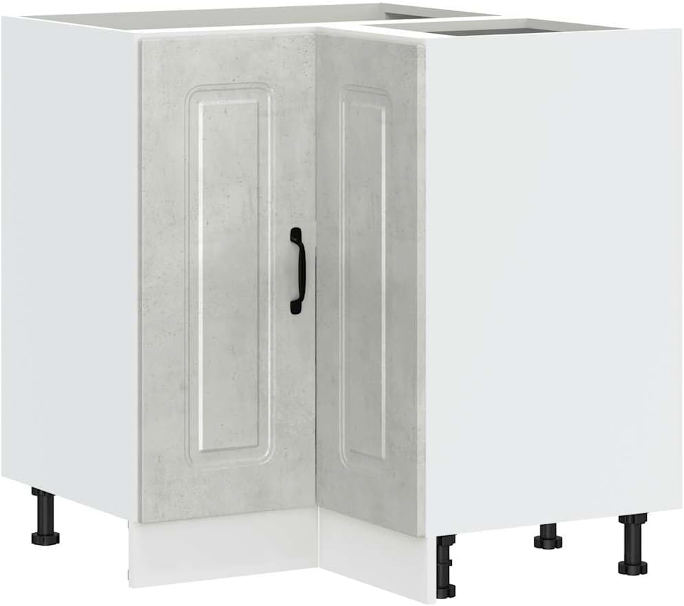 vidaXL - Meuble Bas d'Angle - Portes Pratiques - Pieds Réglables – €59,80