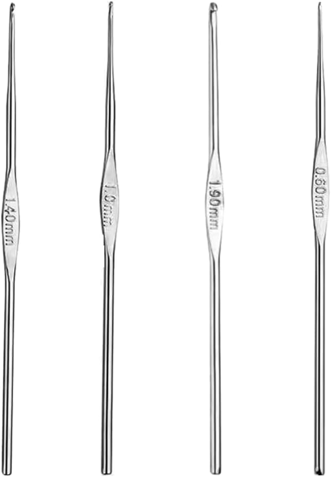 CCLKHY - Crochet - Aiguilles en Acier Inoxydable - Set de 4 Tailles – €2,72