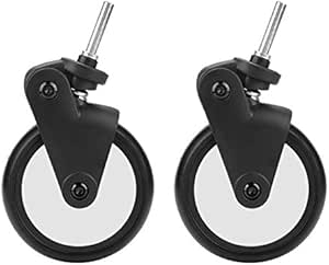 Hztyyier - Roues de Poussette - Caoutchouc - Rotation 360° – €28,99