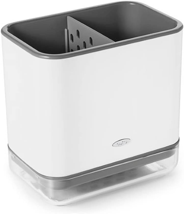 OXO - Organisateur d'Évier - Compartiments Séparés - Égouttoir Intégré – €9,75
