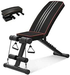 HIRIX - Banc de Musculation Réglable - 7 Positions - 300 lbs – €58,99