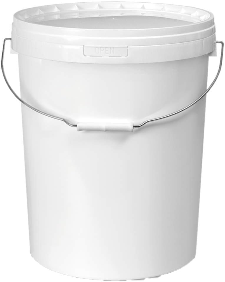 PLAST SERVICE PACK - Seau en Plastique 25L - Couvercle - Poignée Métallique – €9,49