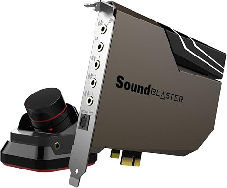 Amplis casques Creative Sound Blaster AE-7 – Haute résolution – Gris/Noir