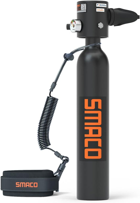 SMACO - Bouteille de Plongée - Mini 0.5L - 6-10 Min Respiration – €133,99