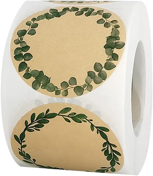 JIHUOO - Étiquettes Rondes - 500 Pcs - Papier – €3,24