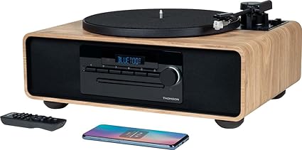 Chaîne Hi-Fi THOMSON Bluetooth 5.0 – Lecteur CD – MIC300TT