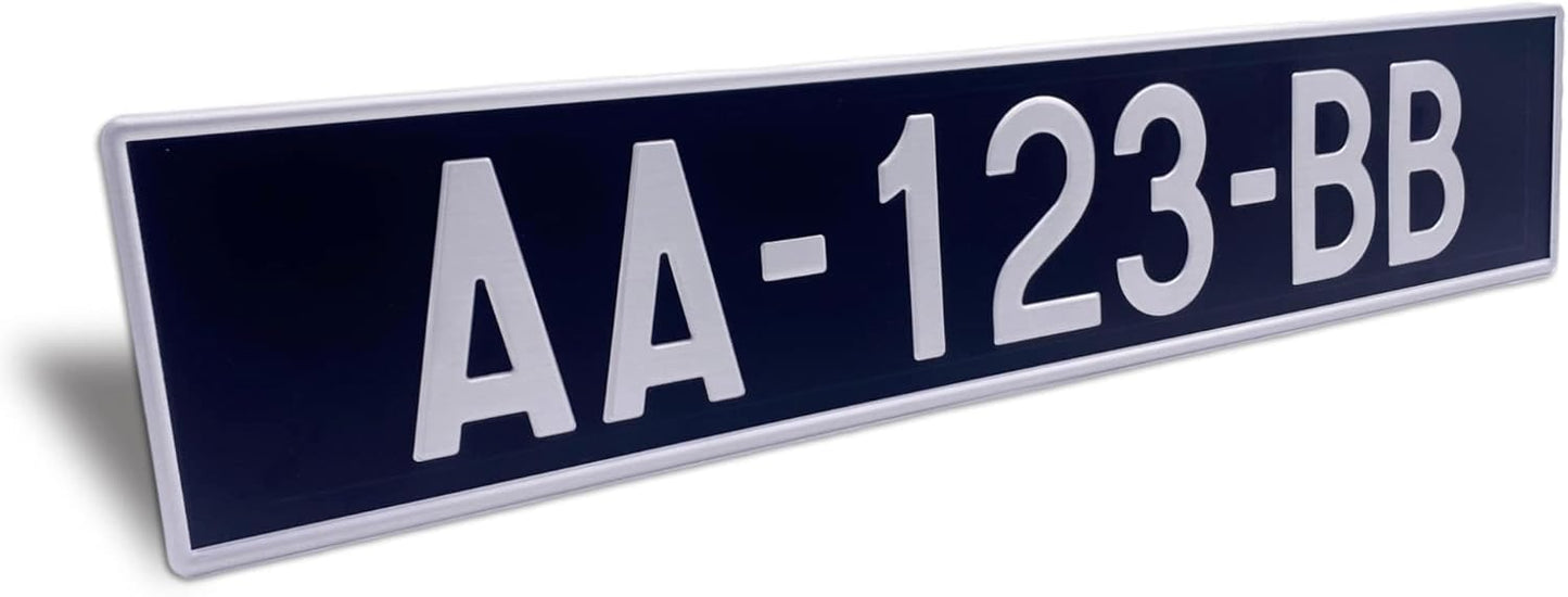 Générique - Plaque d'Immatriculation - Résistante aux Chocs - Aluminium – €27,99