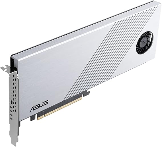 Contrôleur RAID ASUS Hyper M.2 x16 Gen 4 – Argent – Dissipateur de Chaleur