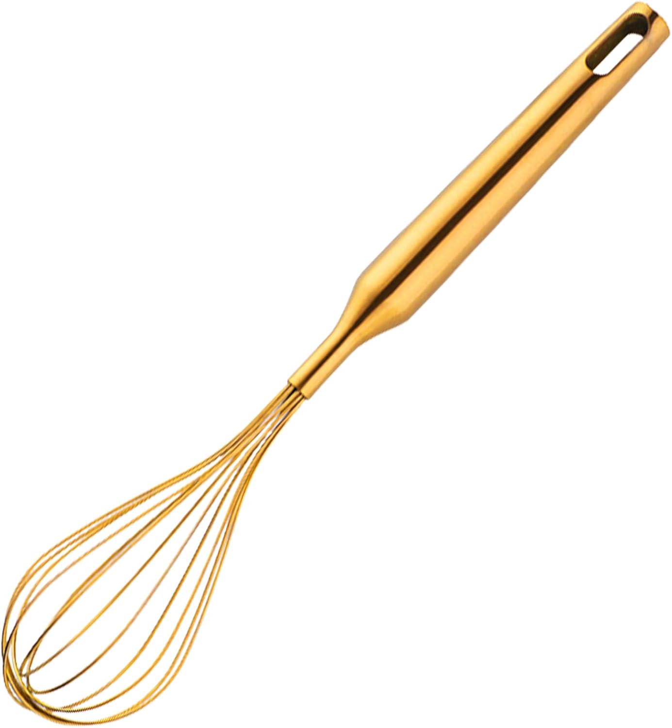 DAGLLGEW - Fouet à Œufs - Acier Inoxydable - Finition Dorée – €6,95
