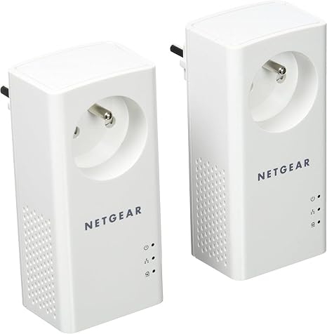 CPL Netgear PLP1000 – Pack de 2 Prises – 1000 Mbps