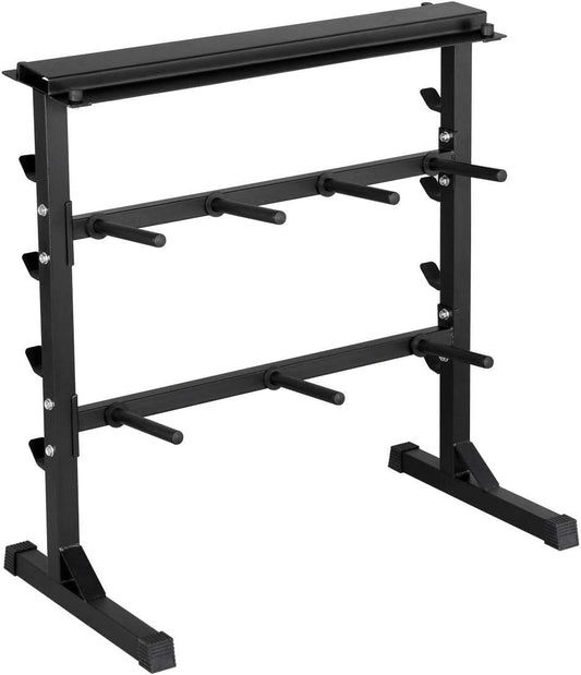 Yaheetech - Rack d'Haltères - 3 Niveaux - 300KG Capacité – €66,99