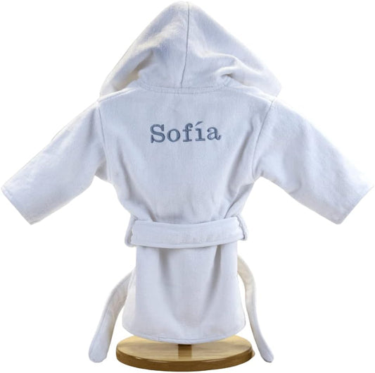 BebeDeParis - Peignoir Bébé - Personnalisé - Coton 100% – €30,99