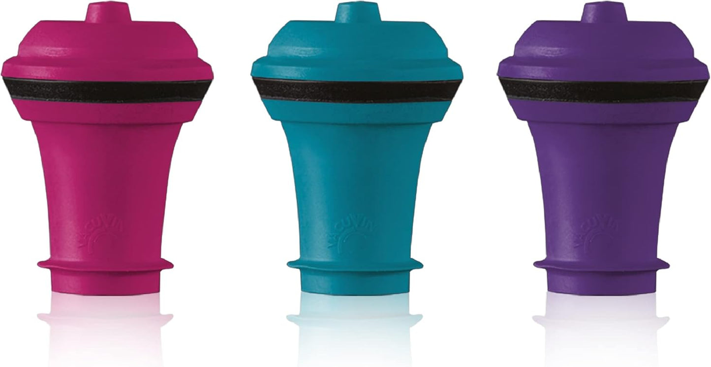 Vacu Vin - Bouchons Wine Saver - Set de 3 - Couleurs Variées – €10,64