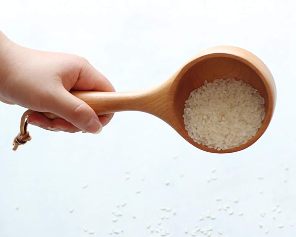 URMAGIC - Cuillère de Bain en Bois - Corde Suspendue - Surface Lisse – €4,83