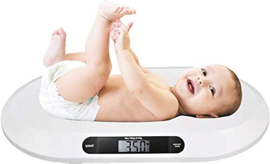 BAKAJI - Balance Électronique Bébé - Écran LCD - 20kg Max – €30,99