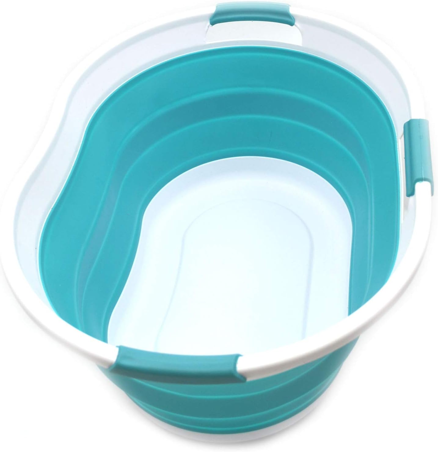 SAMMART - Panier à Linge Pliable - 36L - 3 Poignées – €10,39