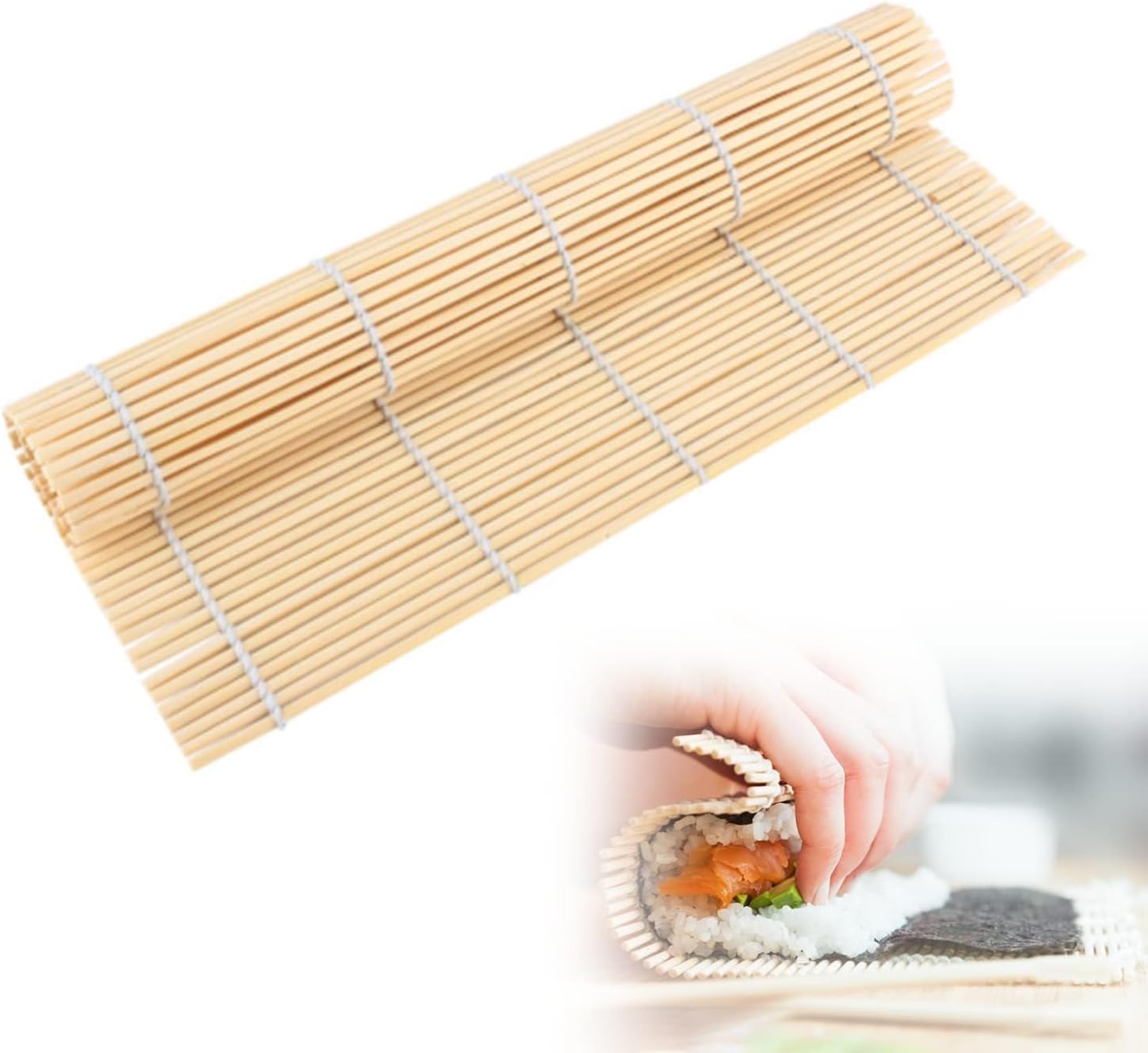 OBYJCA - Kit Rouleau Sushi - Bambou - Facile à Utiliser – €2,27