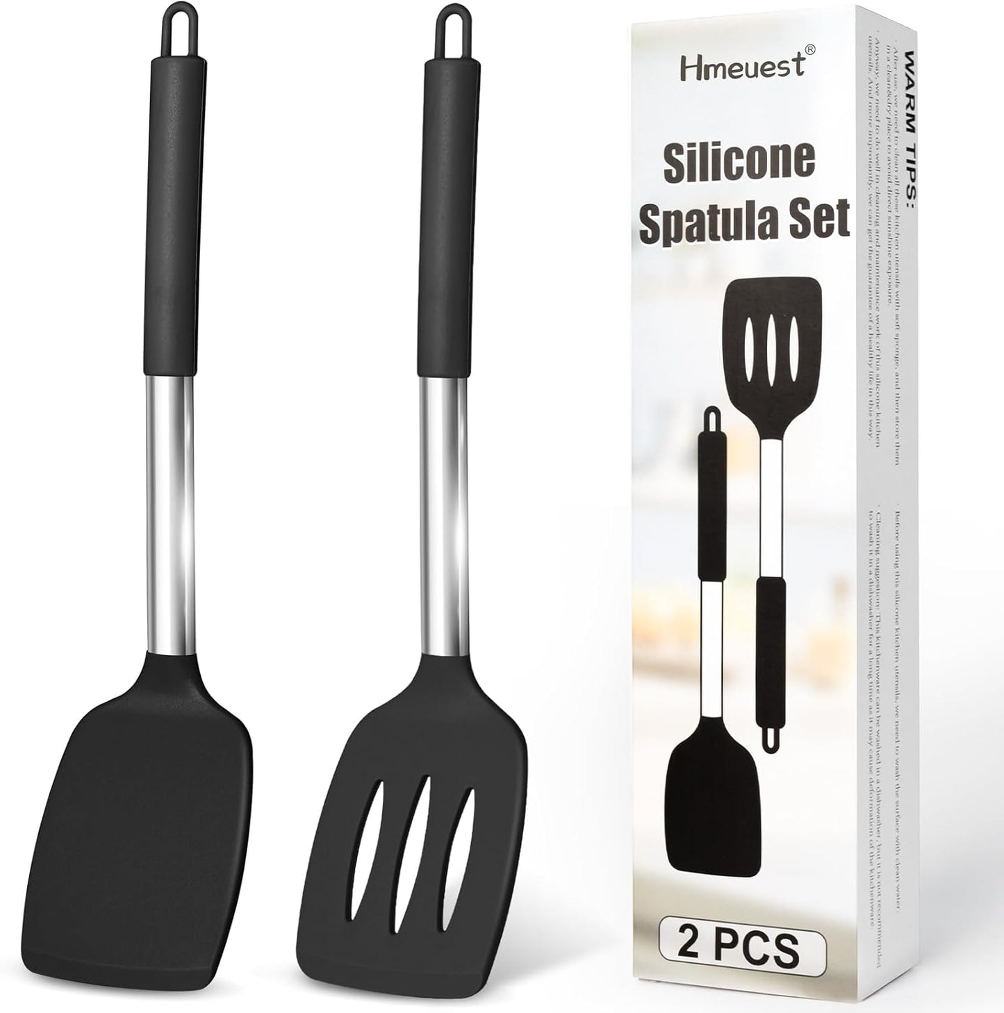 Hmeuest - Spatule Silicone - Résistante à la Chaleur - Sans BPA – €4,54