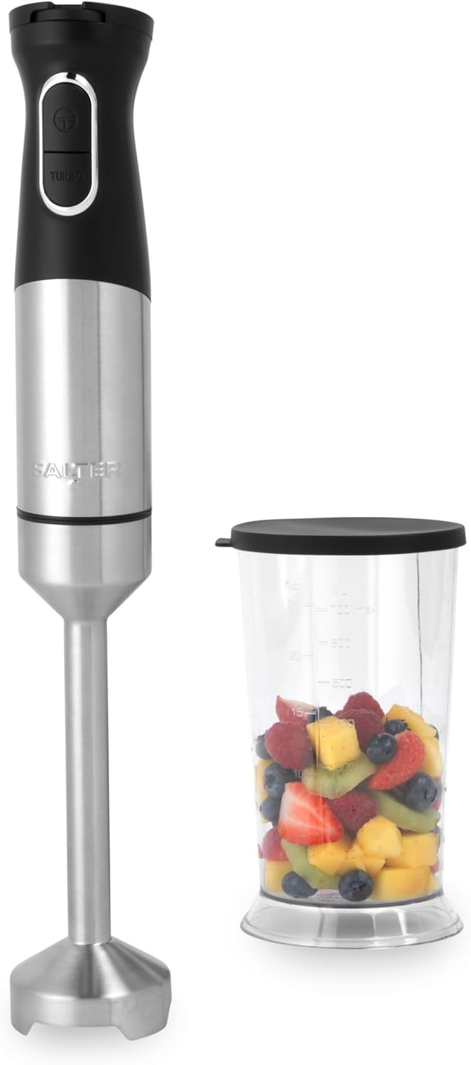 Salter - Mixeur Plongeant Électrique - 1500W - Lame en Acier Inoxydable – €24,04