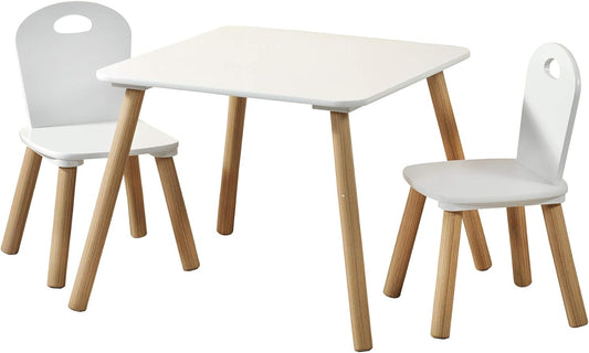 KESPER - Ensemble de Sièges Enfants - 2 Chaises - Blanc – €47,99