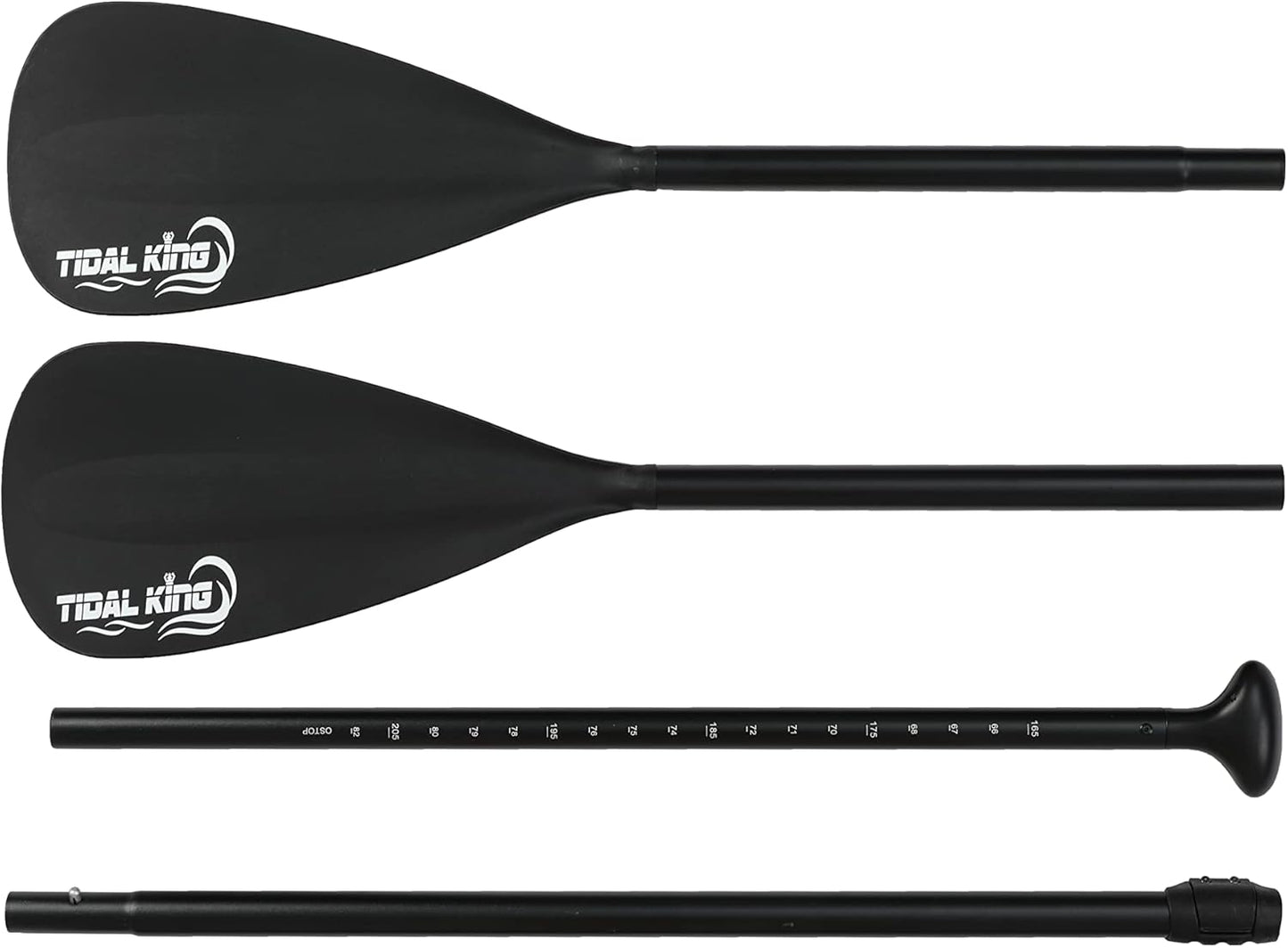 Tidal King - Pagaie Aluminium - Réglable 4 Arbres – €31,99