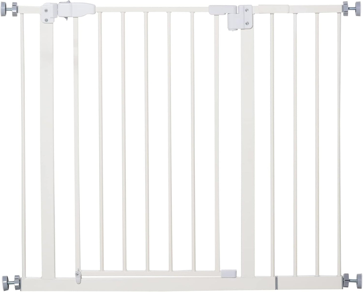 PawHut - Barrière de Sécurité Chien - Fermeture Automatique - Double Verrouillage – €36,99