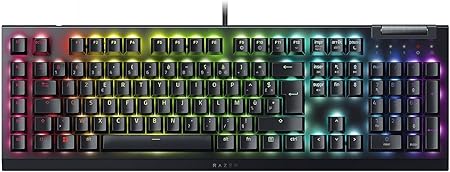 Claviers gaming Razer BlackWidow V4 X – Switchs Mécaniques Verts – Noir