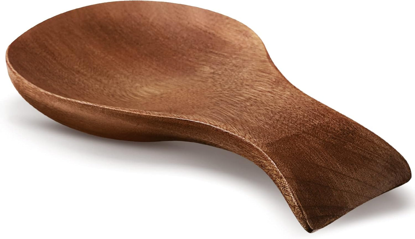 Patelai - Repose-cuillère en Bois - Design Moderne - Facile à Nettoyer – €4,55