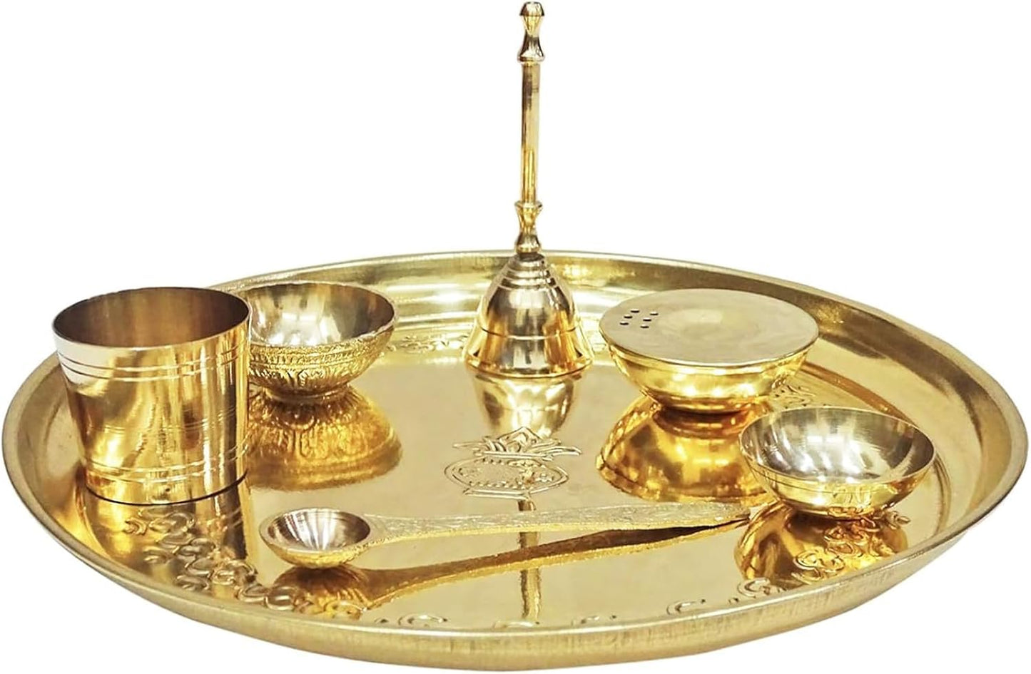 IMTRA FASHION - Set Pooja Thali - Laiton - 7 Pièces – €12,03