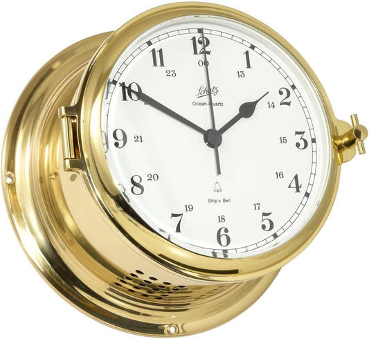 DELITE - Horloge de Navire Quartz - Mécanisme de Sonnerie - Design Maritime – €298,99