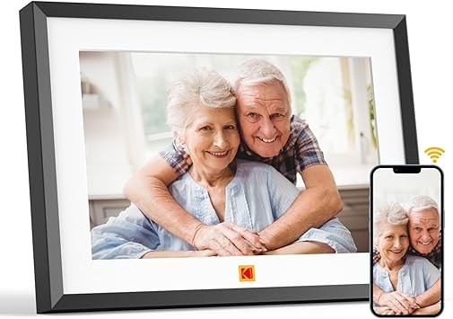 Cadres photo numériques KODAK 10 Pouces – Écran Tactile HD – 32Go Mémoire