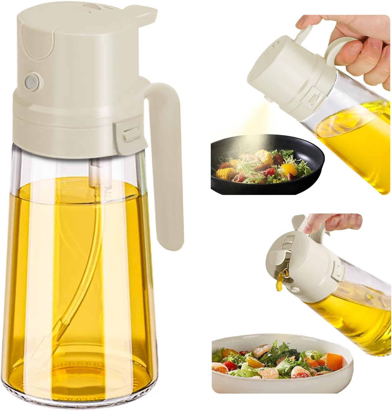 YARRAMATE - Spray d'Huile - Remplissage Facile - Verre Alimentaire – €5,52