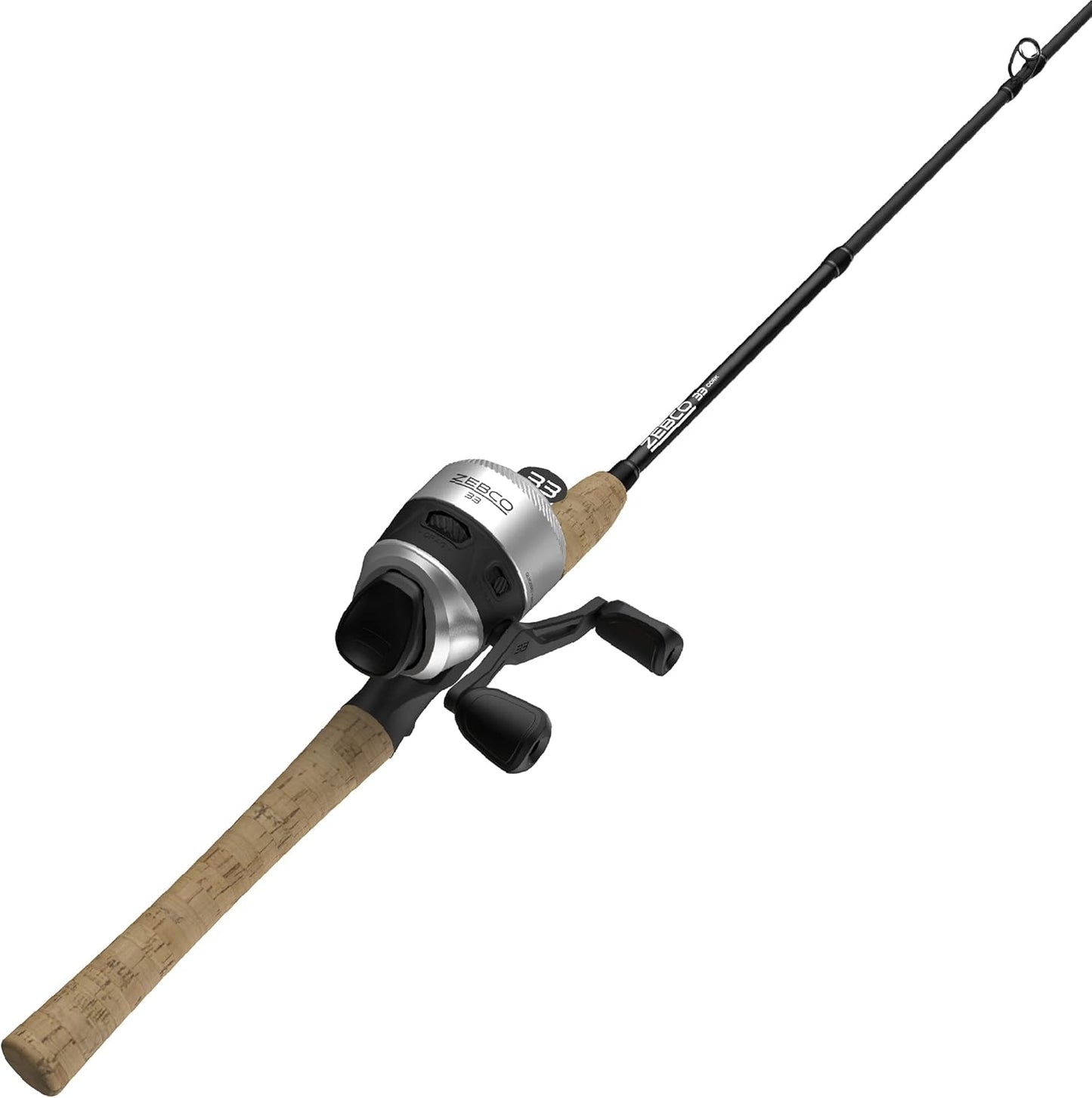 Zebco - Combo Canne et Moulinet - Graphite - Poignée Liège – €37,99