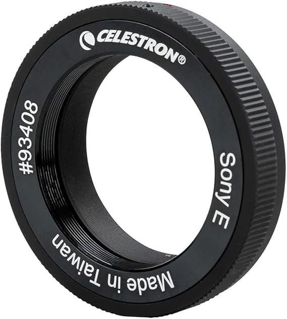 Bague T-Ring Sony E-Mount pour Imagerie Terrestre et Céleste