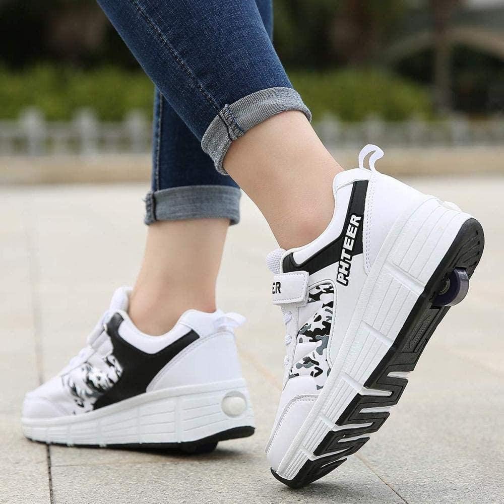 LLH - Chaussures à Roulettes - 2-en-1 Ajustables - Blanc-39 – €27,99