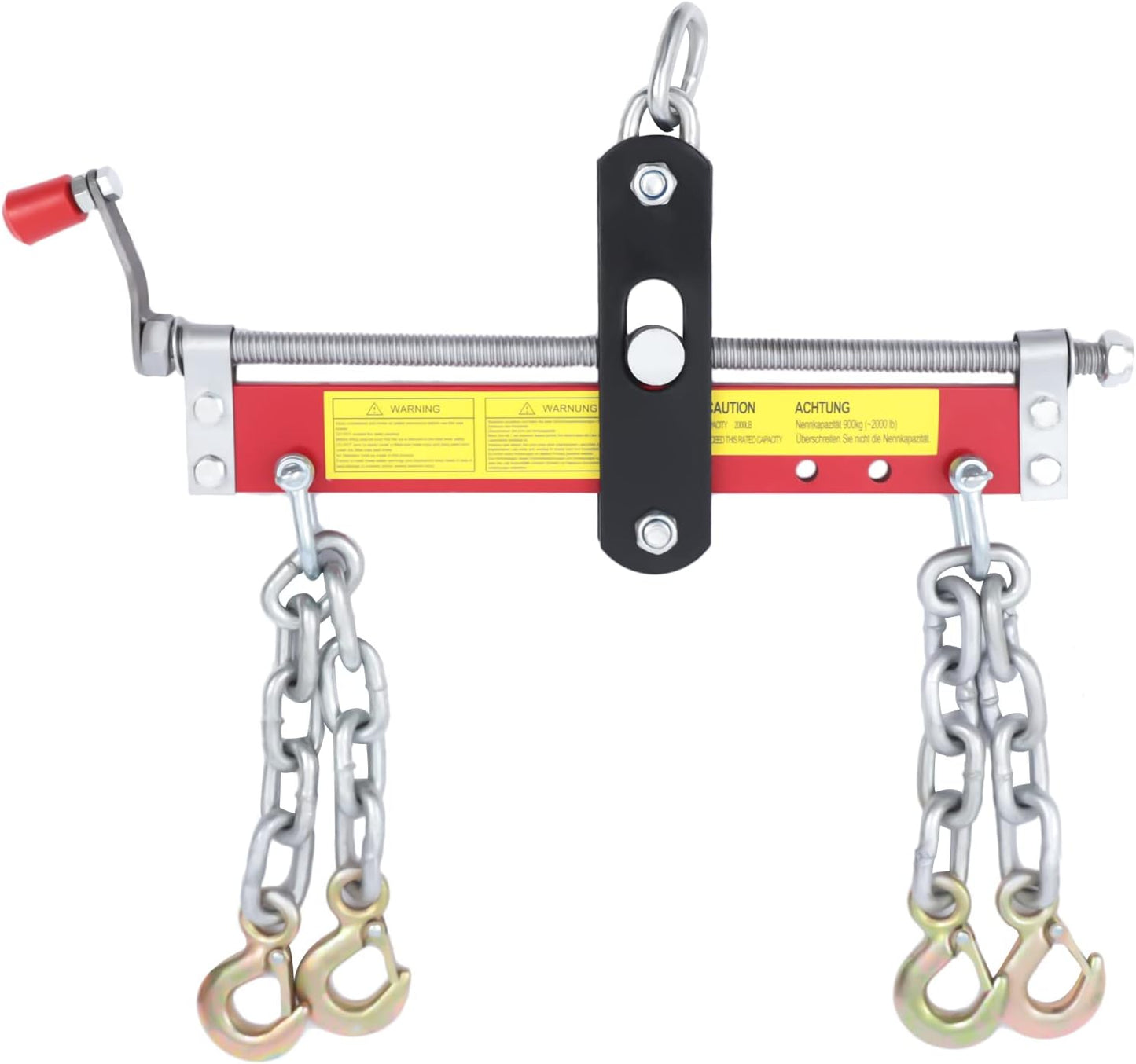 Fricienc - Grue d'Atelier - Capacité 900 kg - 4 Chaînes avec Crochets – €35,99