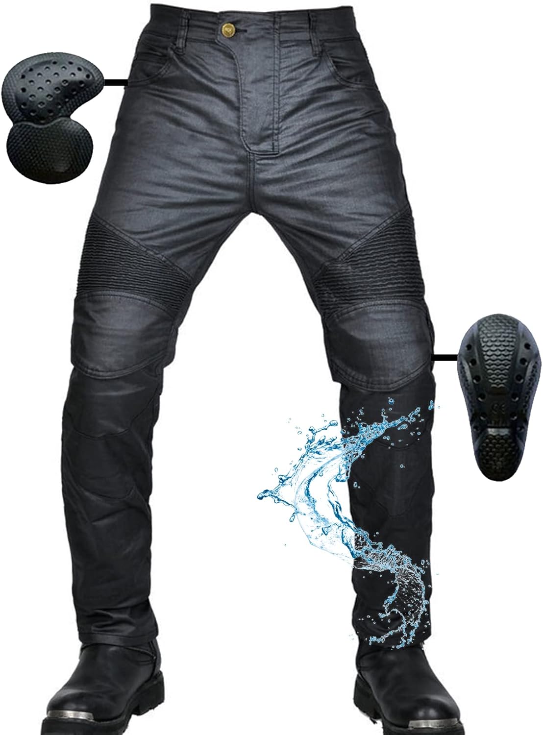 SHUOJIA - Pantalon Moto - Imperméable - Protection Amovible – €51,99