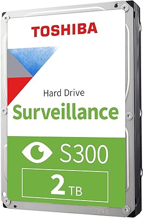 Disque dur Toshiba S300 3.5" 2TB – SATA 3 – 5400 tpm