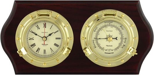 Nauticalia - Ensemble d'Instruments - Horloge Hublot - Baromètre – €141,99