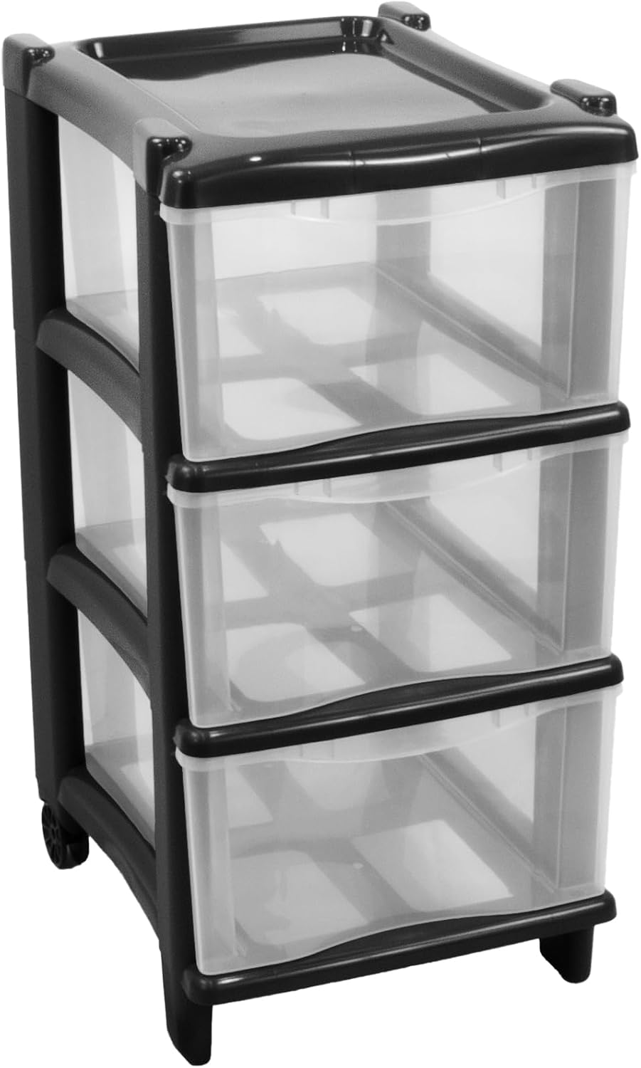 GIO'STYLE - Commode - 3 Tiroirs - Noir – €25,99