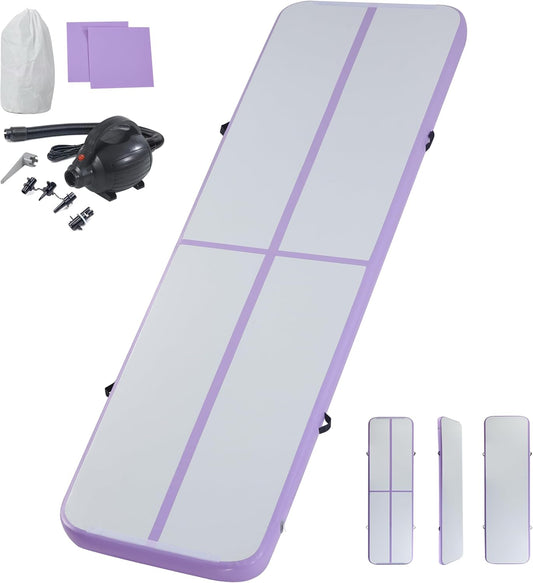 LSLIFE - Tapis de Gymnastique Gonflable - Antidérapant - Portable – €66,99