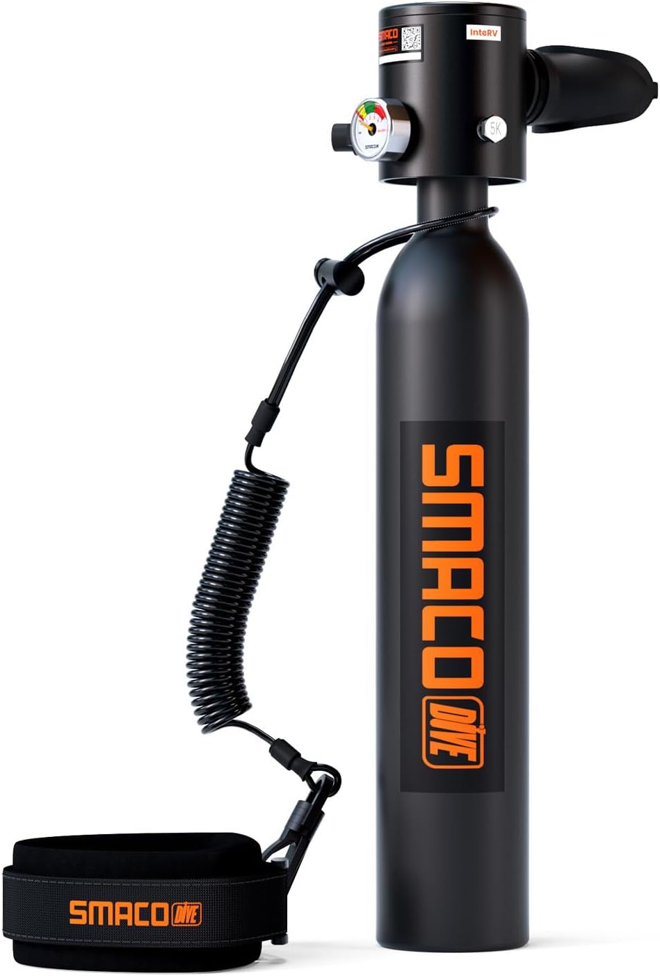 SMACO - Mini Bouteille de Plongée - 0.5L - Respiration 5-10 Min – €173,99