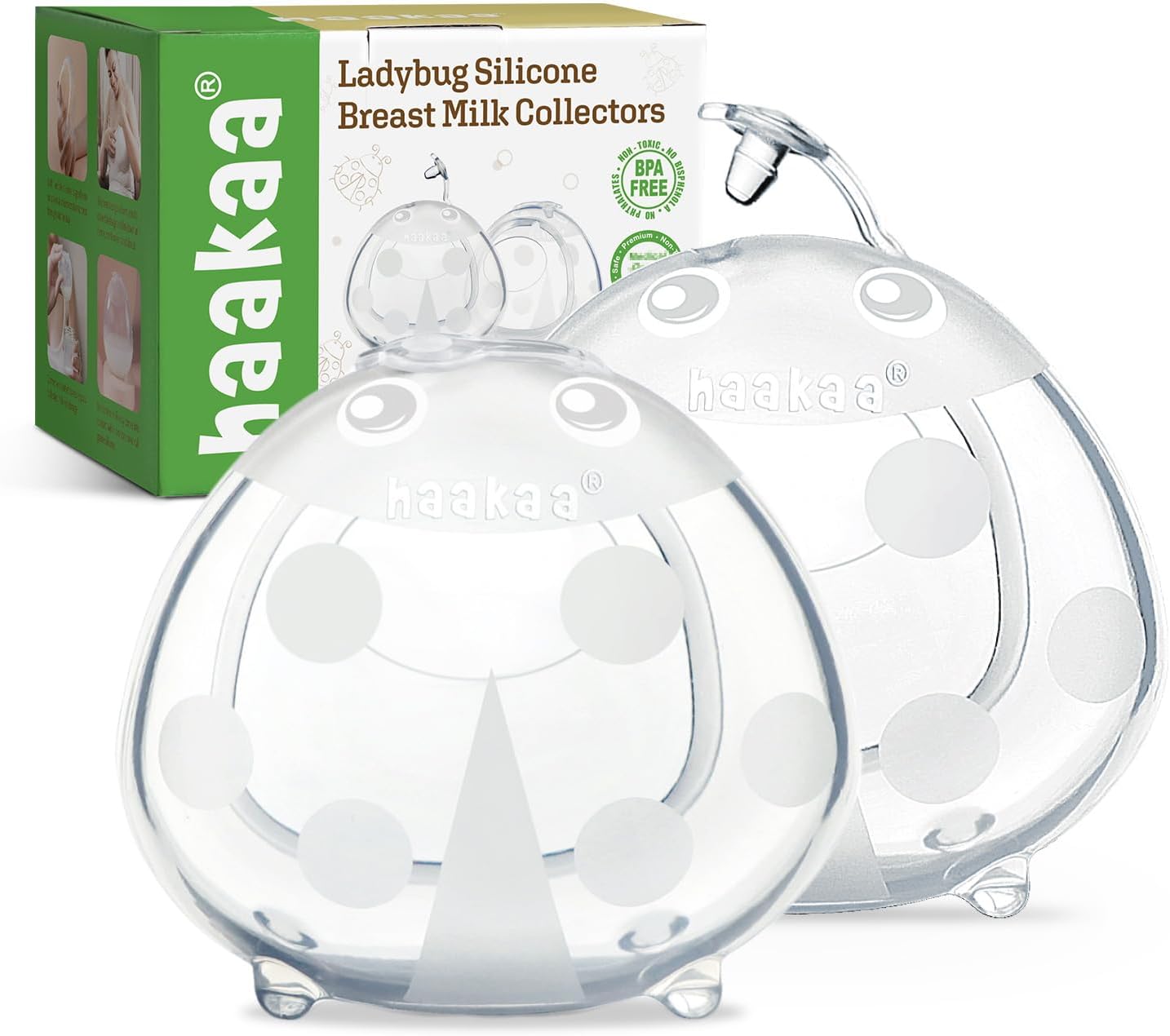 haakaa - Coquilles d'Allaitement - Silicone Alimentaire - Réutilisables – €30,99