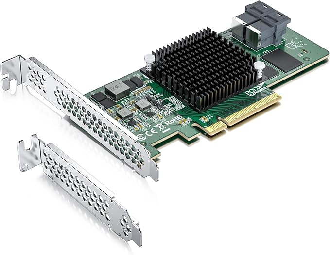 Contrôleur RAID 10Gtek SAS 3008 – PCI-E 12G – Support RAID