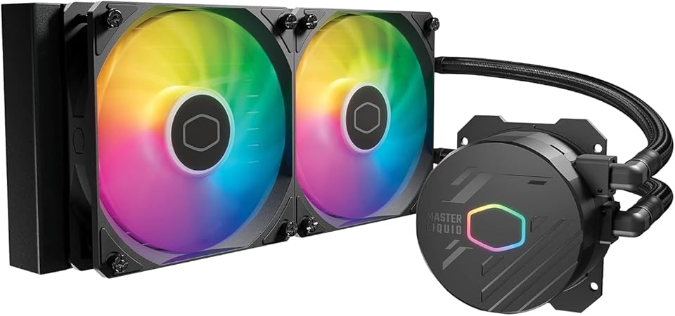 Watercooling Cooler Master MasterLiquid 240L Core ARGB – Pompe à Double Chambre – Noir