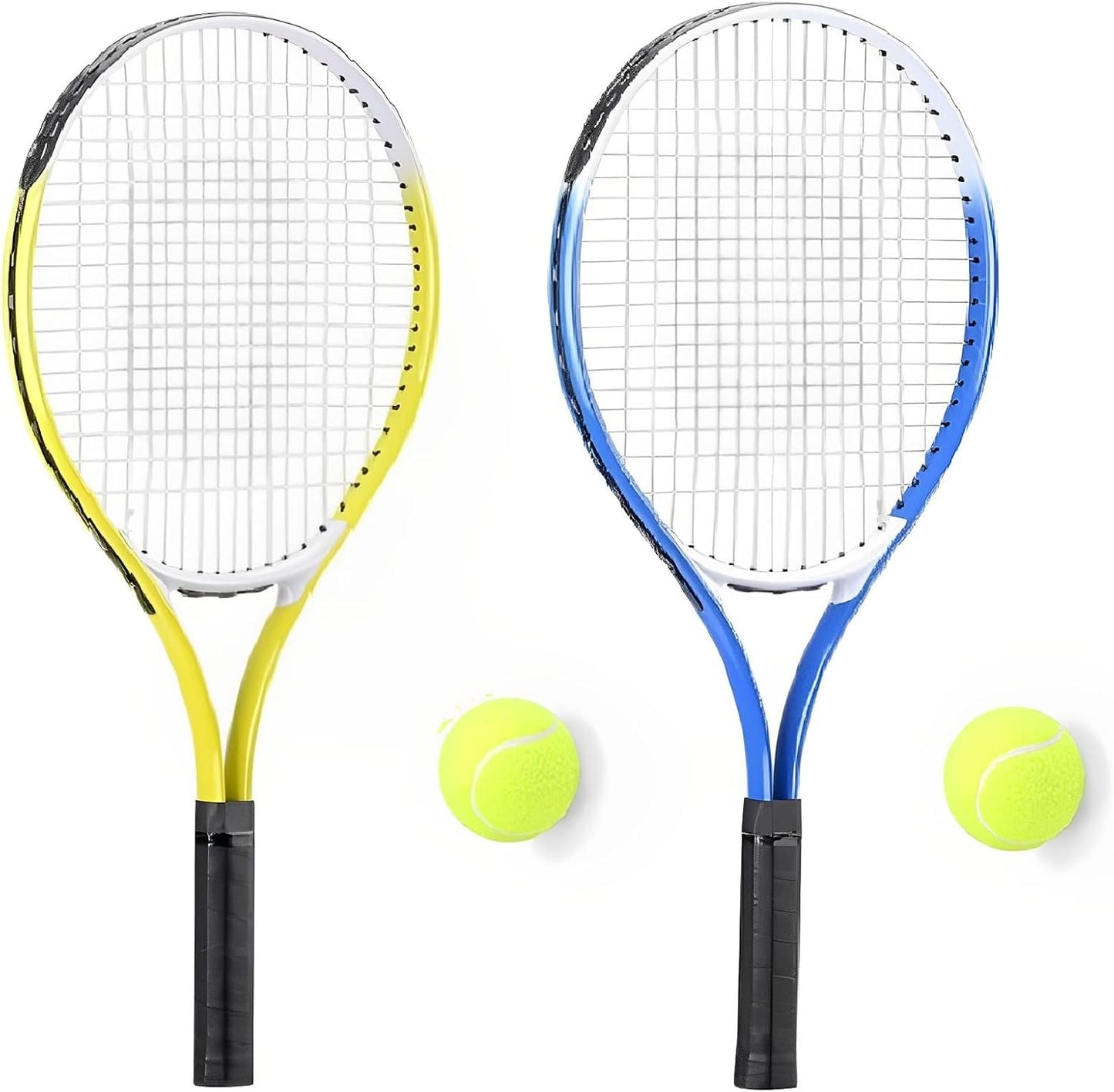 Unibos - Set de Raquettes de Tennis - 2 Raquettes - 2 Balles Incluses – €31,99